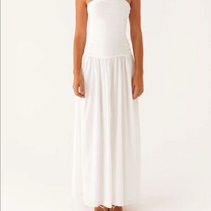 Peppermayo Exclusive Carmel Maxi Dress - White
